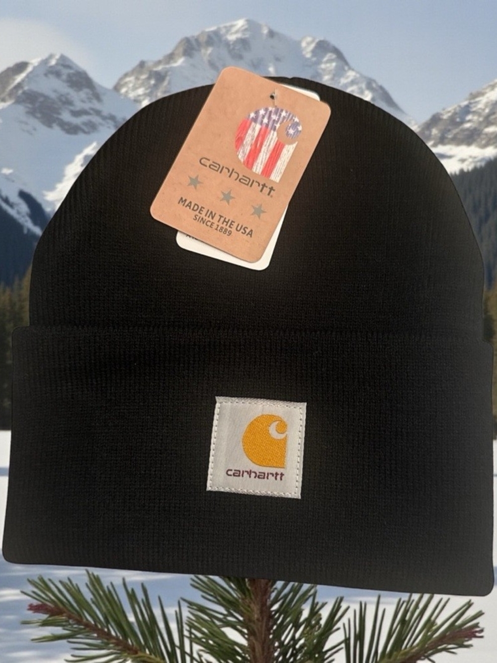 Carhartt Black Knit Cuffed